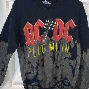 AC DC pullover sweater small
